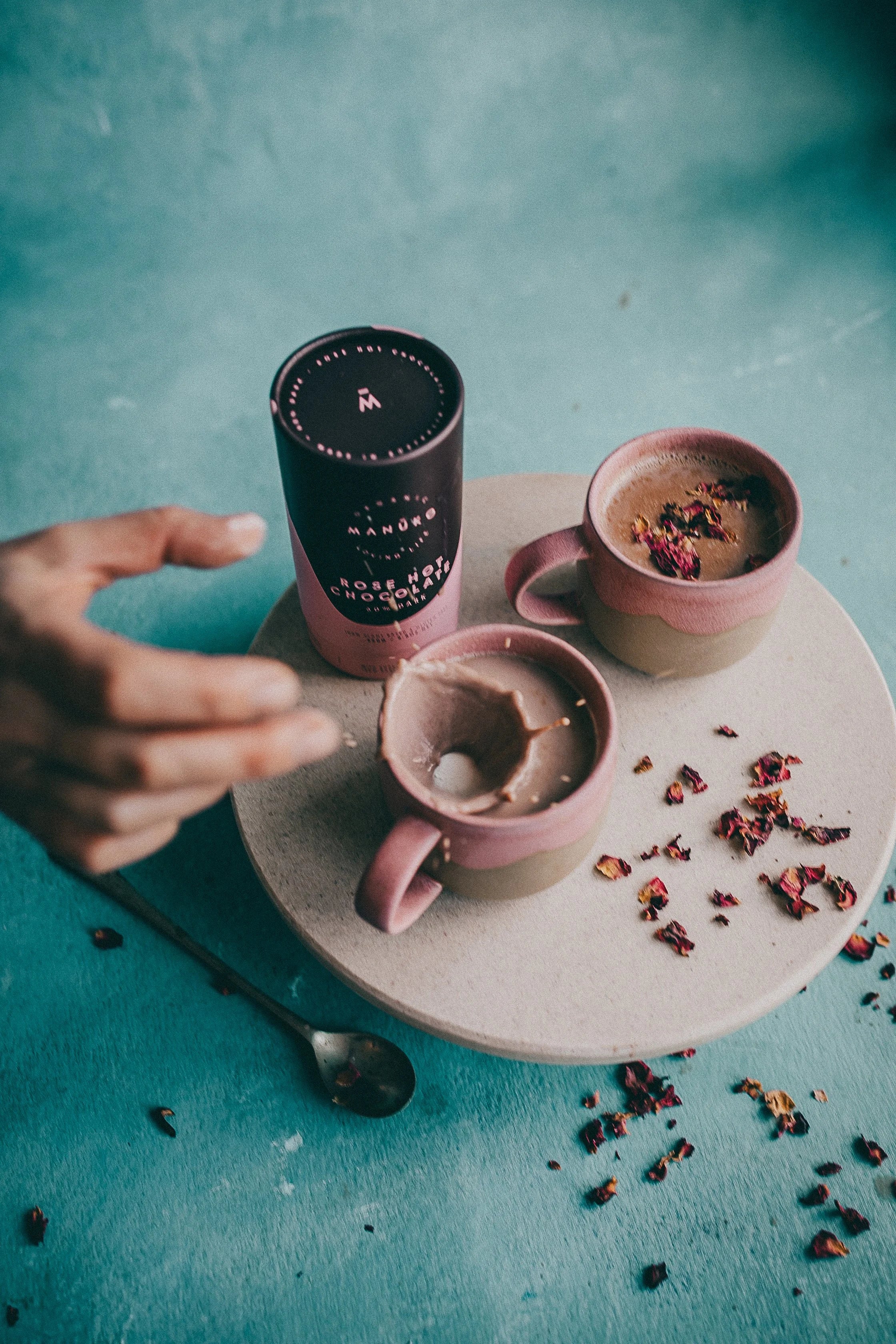 60% Dark Rose Hot Chocolate (Org. Vg. Gf.)