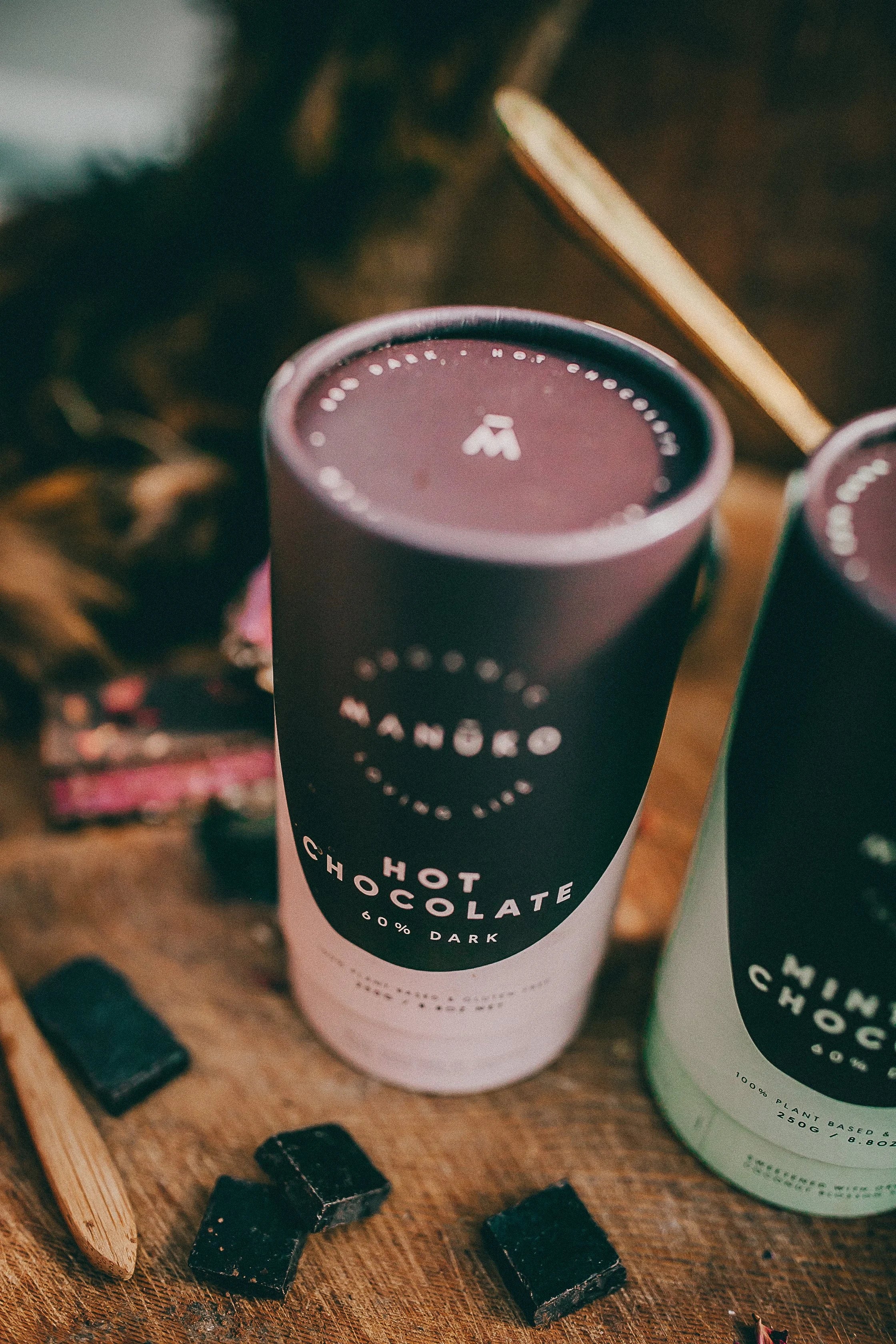 3 Pack - 60% Dark Hot Chocolate - Original, Rose and Mint (Org. Vg. Gf.)