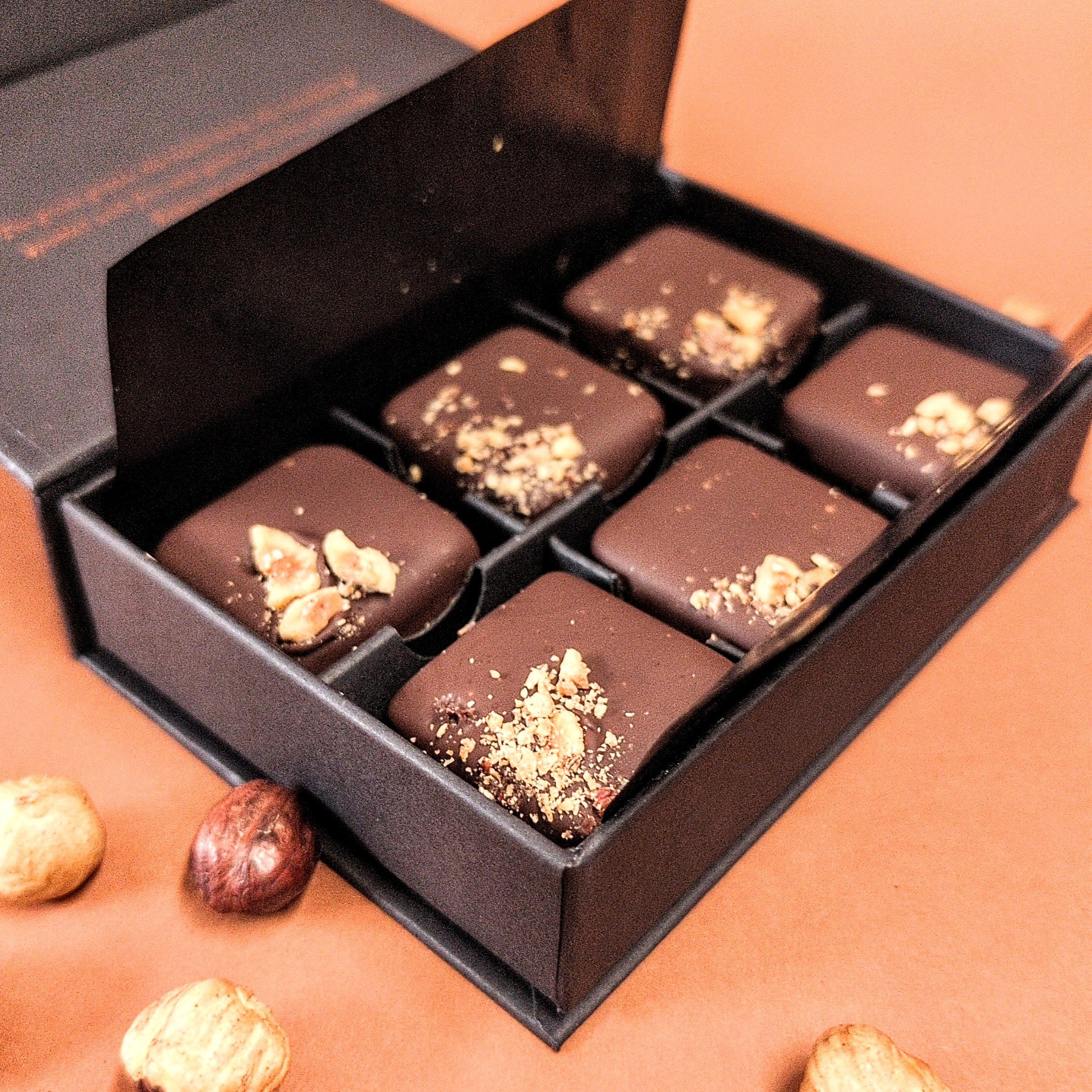Chocolate Gift Box - Hazelnut Gianduja (Org. Vg. Gf.)