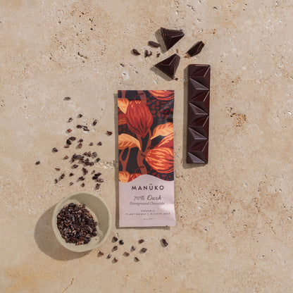 70% Dark Chocolate Bar (Org. Vg. Gf.)
