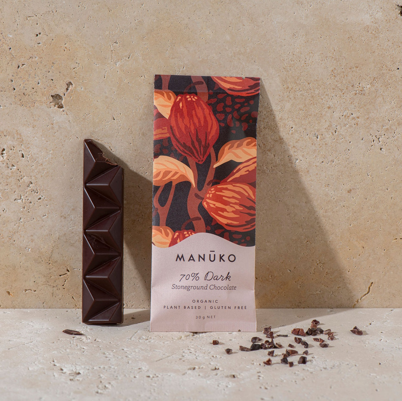 70% Dark Chocolate Bar (Org. Vg. Gf.)
