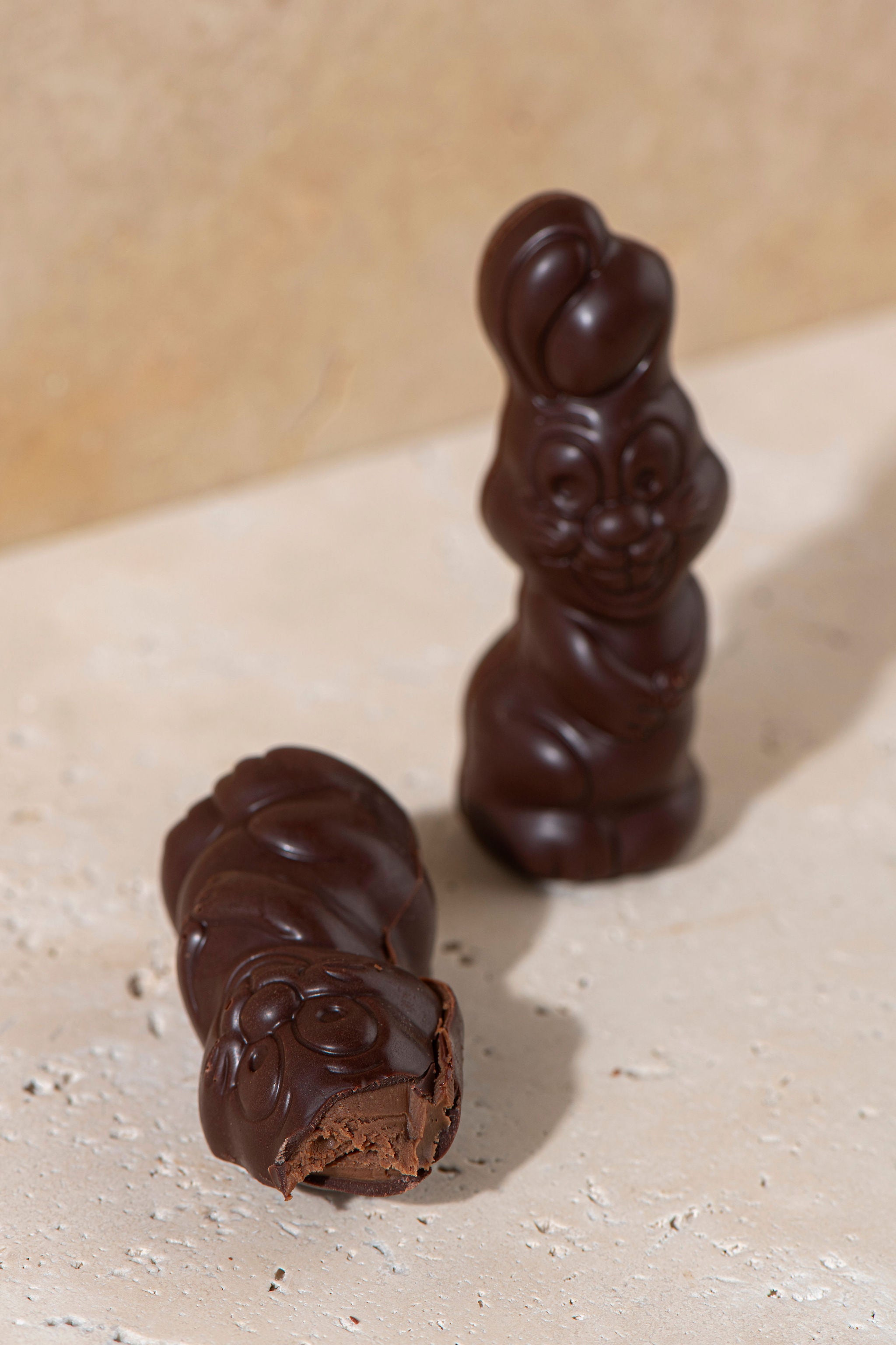 Ru Ru Rabbit - Hazelnut Bunny x 2 (Org. Vg. Gf.)