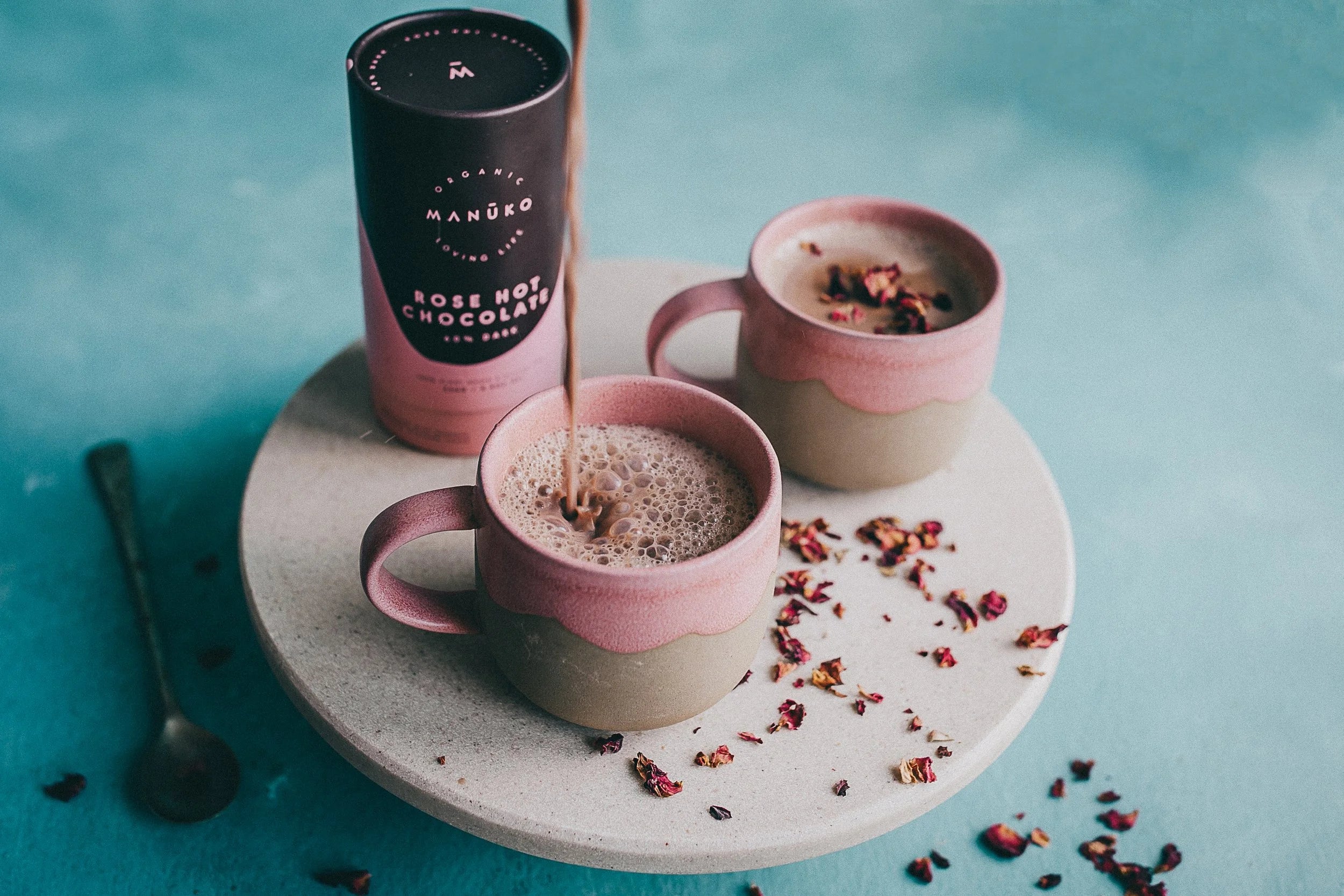 60% Dark Rose Hot Chocolate (Org. Vg. Gf.)