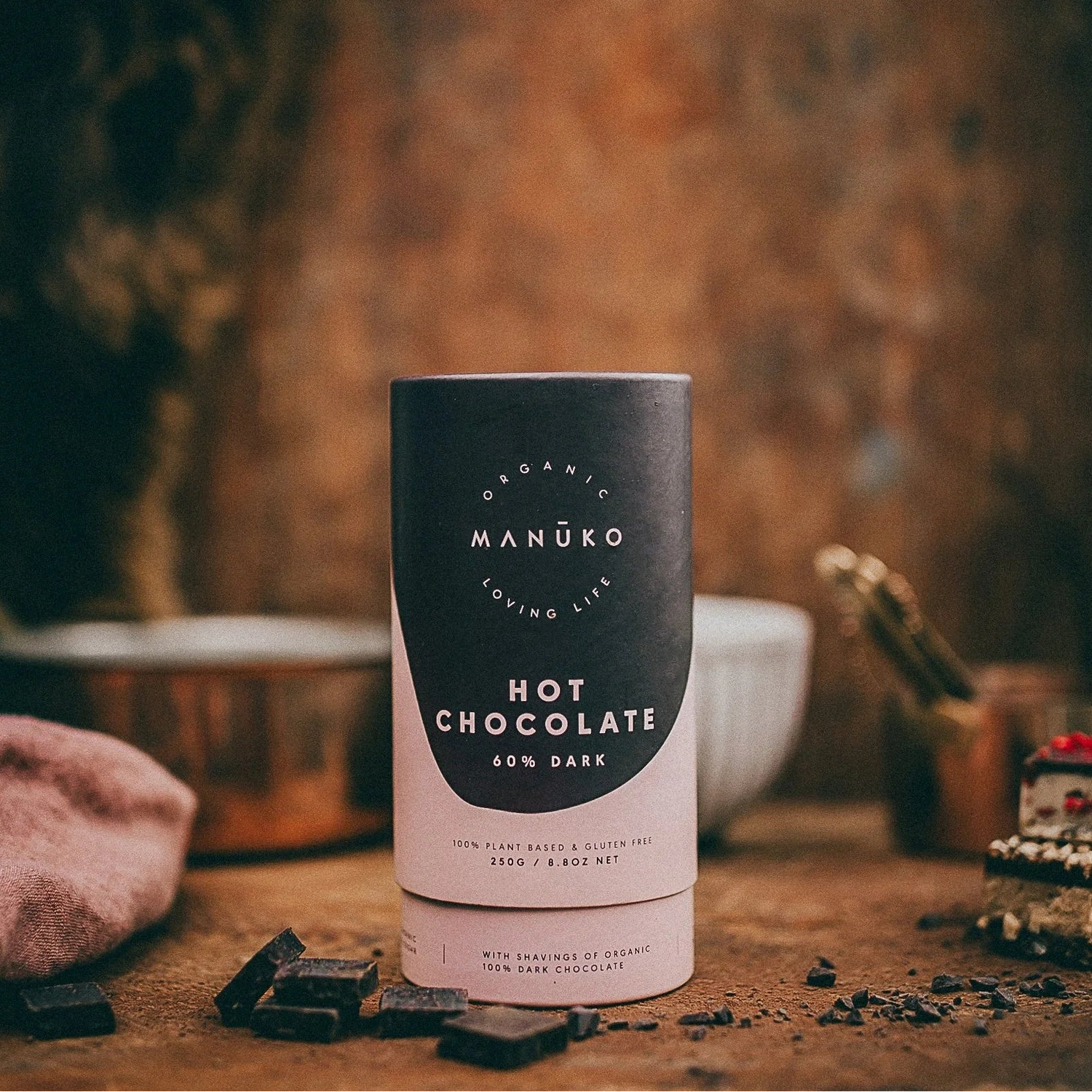 60% Dark Original Hot Chocolate (Org. Vg. Gf.)