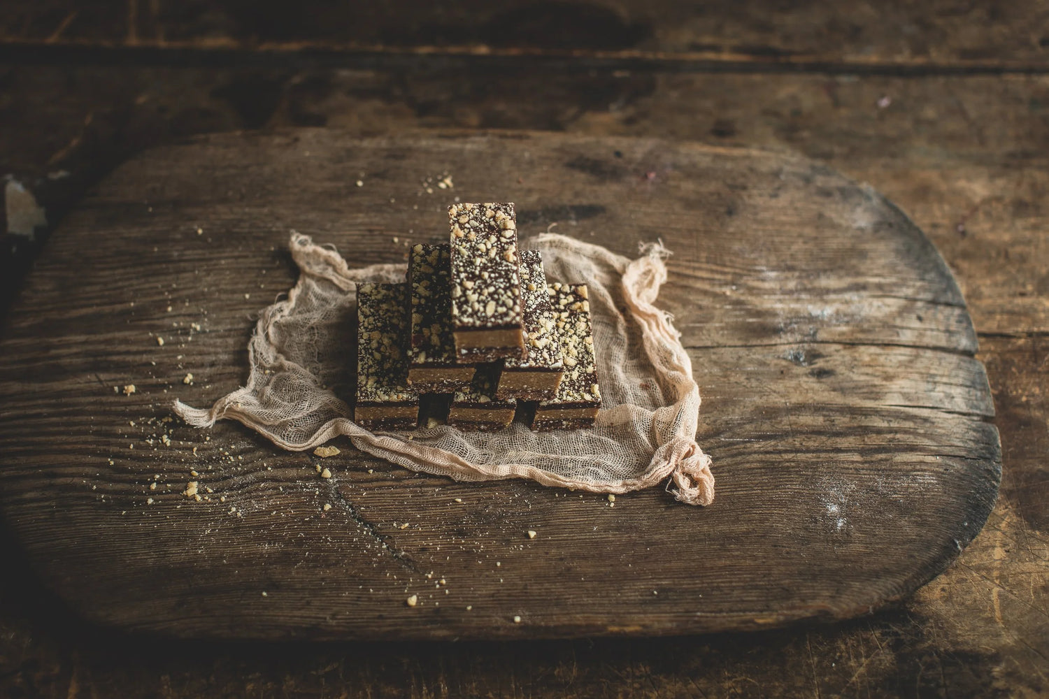 Salted Caramel Slice (Org. Vg. Gf.)