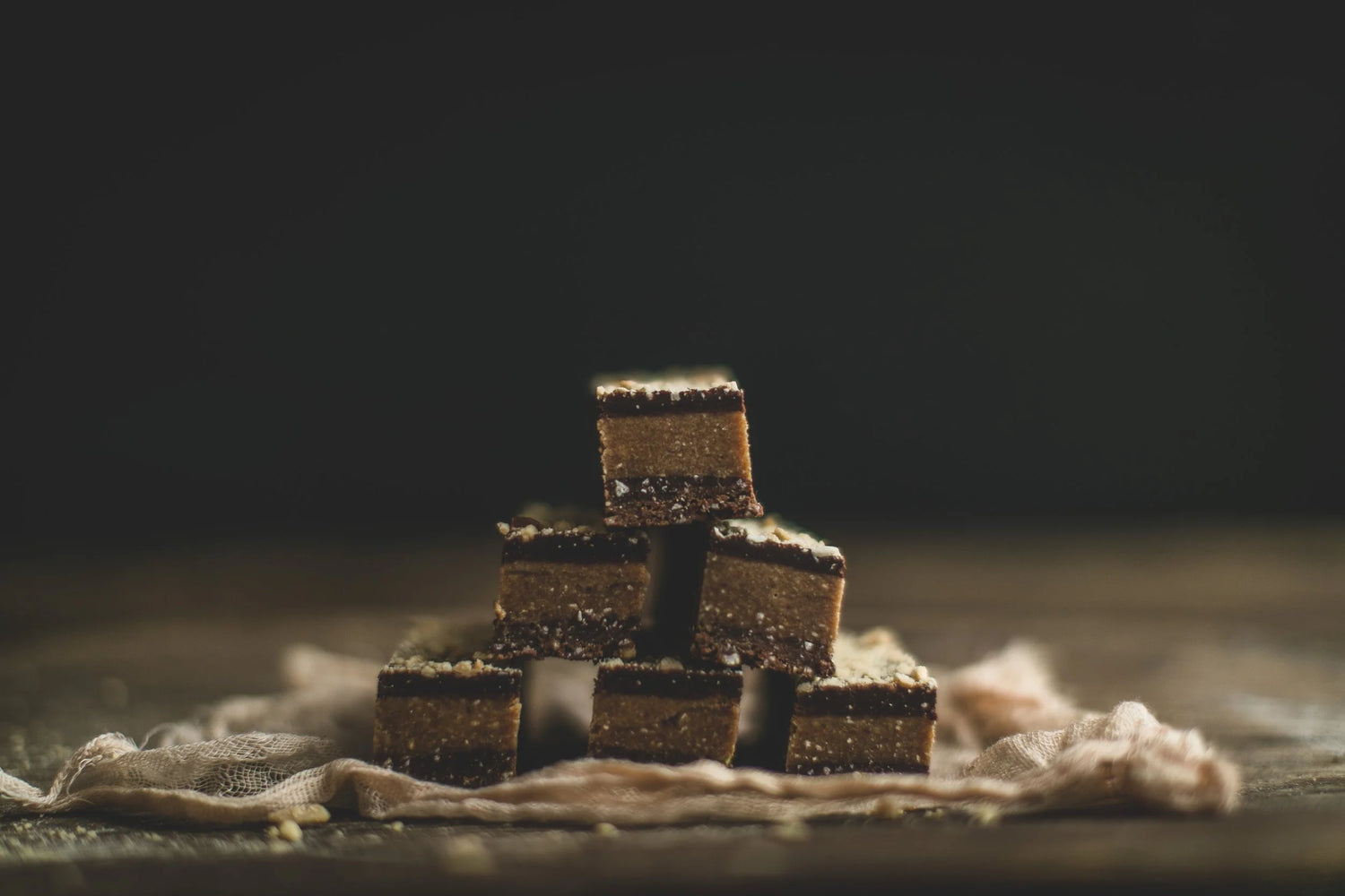 Salted Caramel Slice (Org. Vg. Gf.)