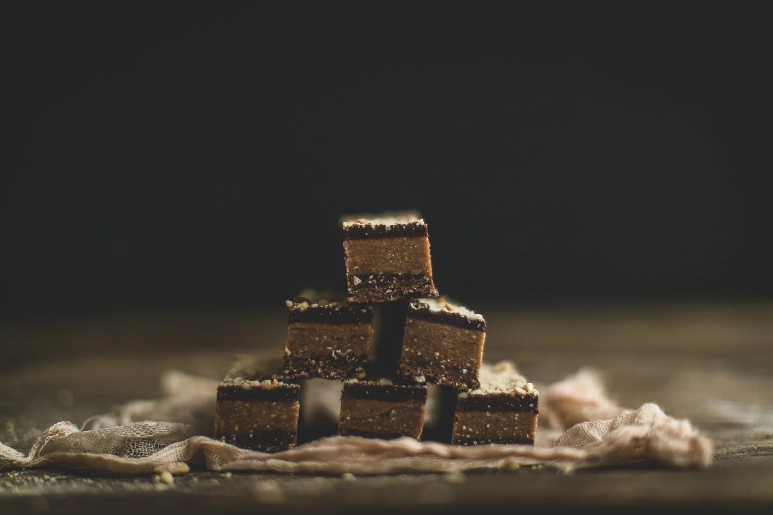 Salted Caramel Slice (Org. Vg. Gf.)