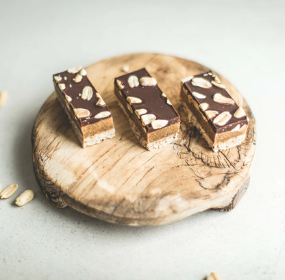 Peanut Butter Crunch Slice (Org. Vg. Gf.)
