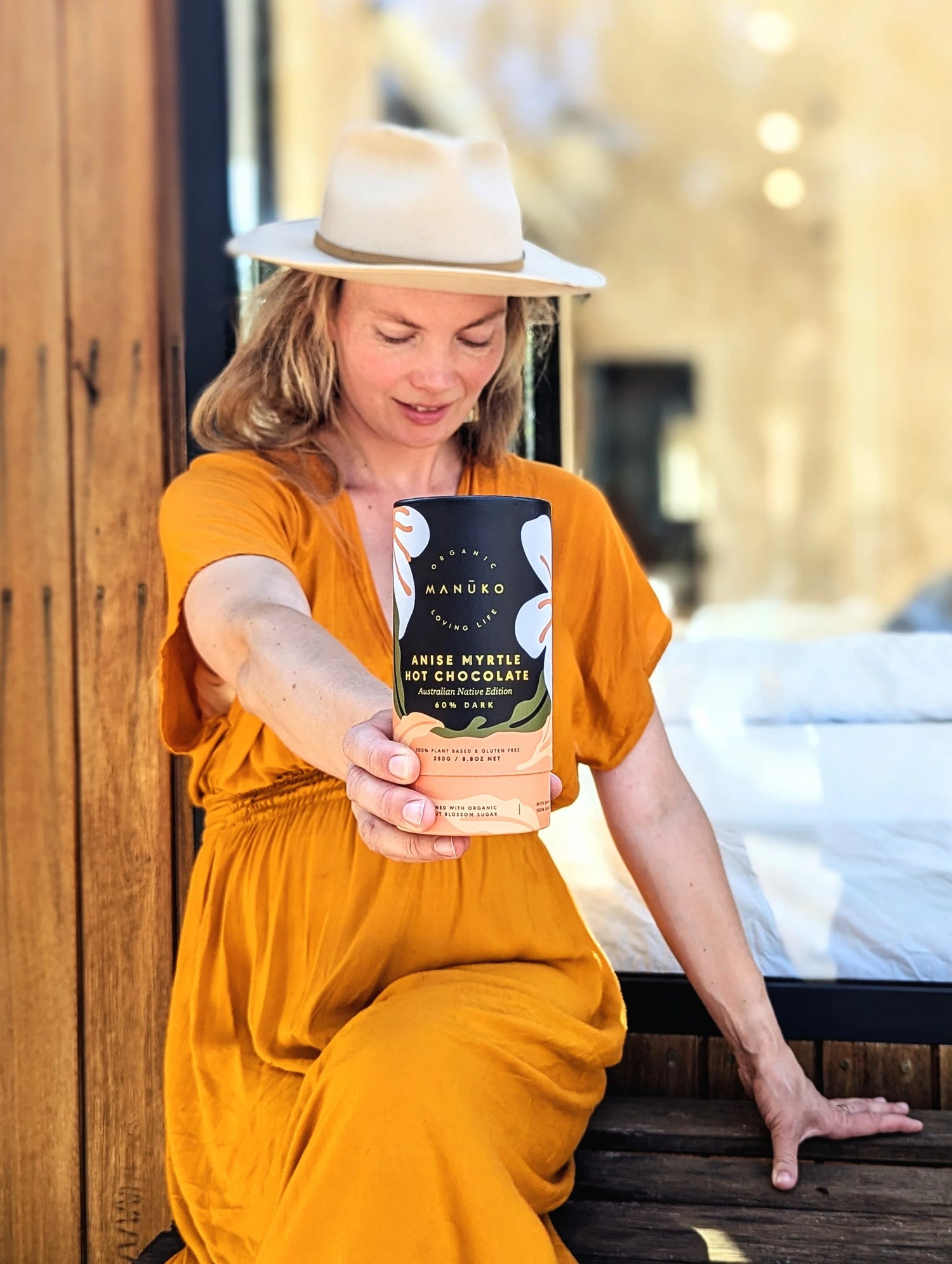 60% Dark Anise Myrtle Hot Chocolate (Org. Vg. Gf.)