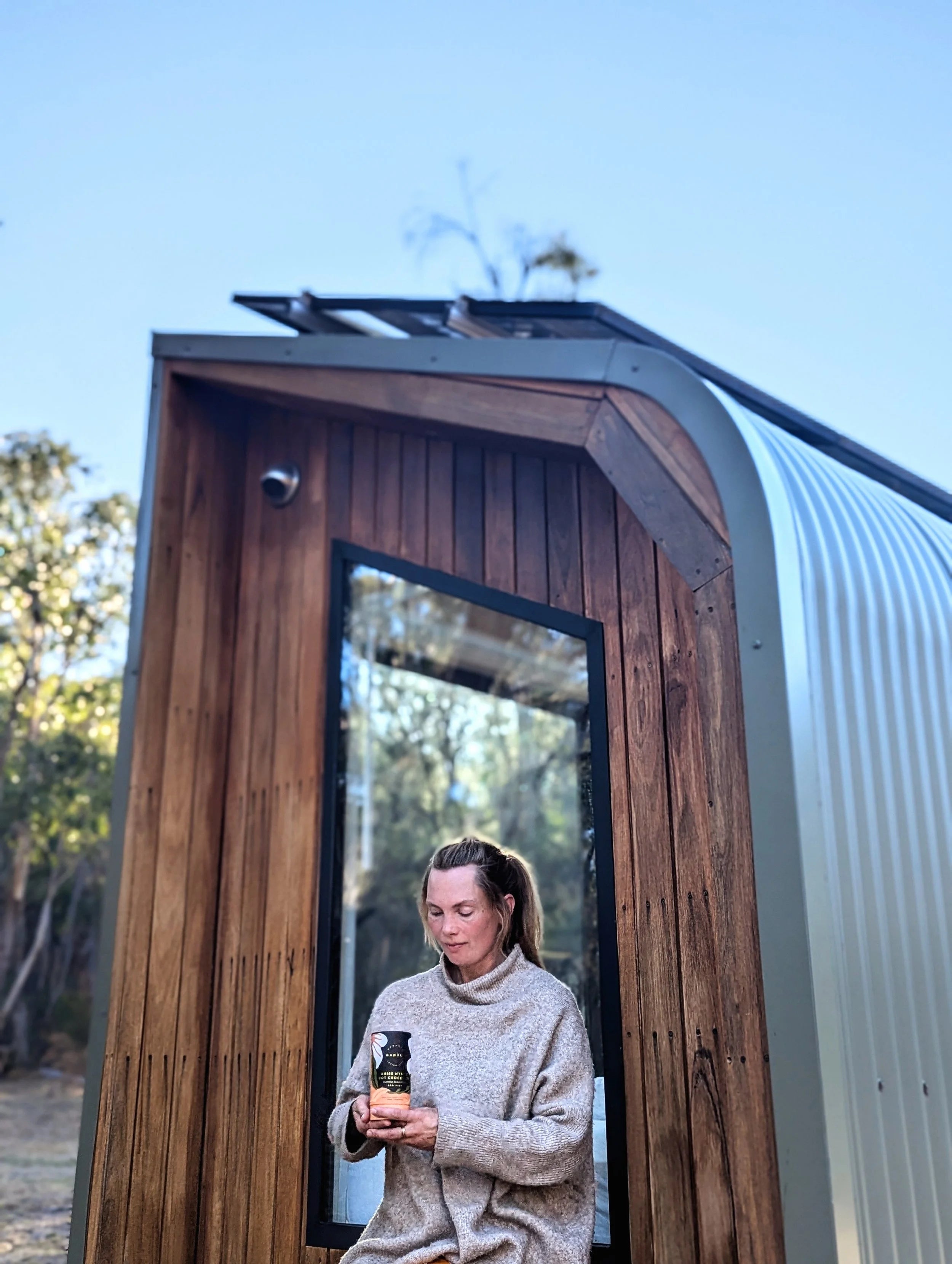 60% Dark Anise Myrtle Hot Chocolate (Org. Vg. Gf.)