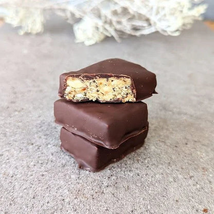 Peanut Butter + Chia Bars x 8 (Org. Vg. Gf.)